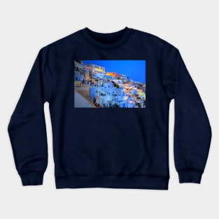 Thira Santorini At Dusk Crewneck Sweatshirt